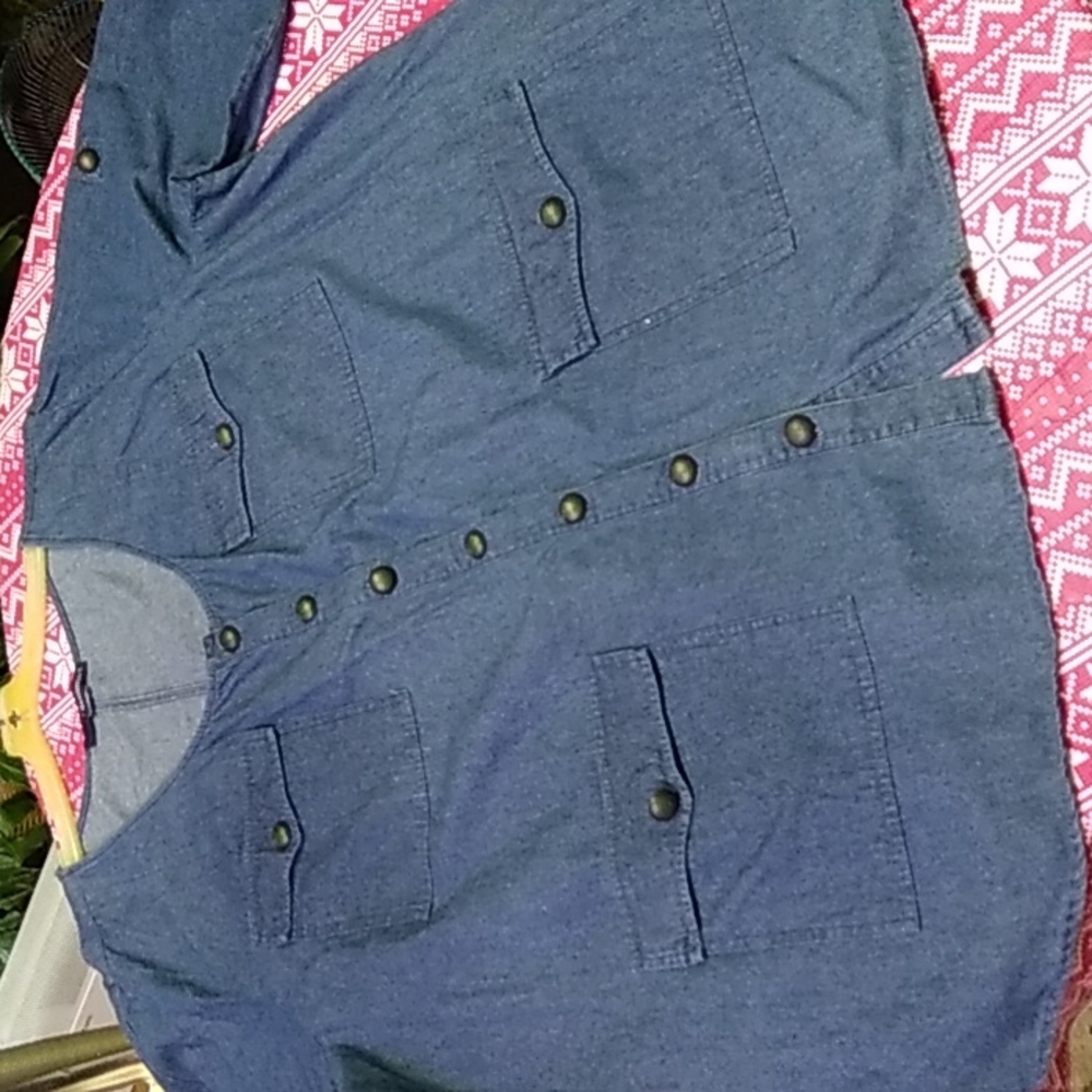 P Womens Denum Shirt 3X